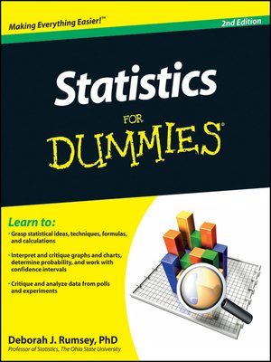 cover image of Statistics For Dummies